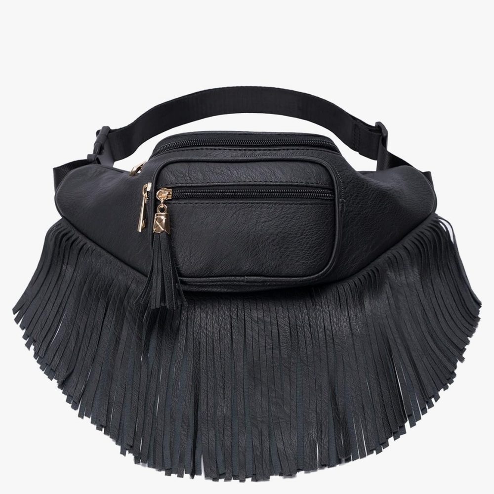 🆕Black Fringe Belt/Crossbody Bag